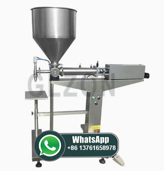 Semi-Automatic Liquid Cream Paint Cans Piston Filling Machine for 30L Liquid Cream Paint Cans