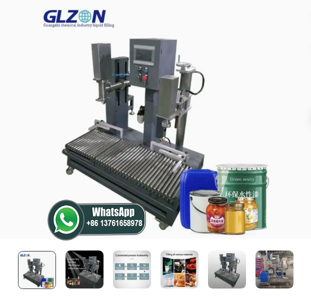 Plastic Pails Filling Machine for Filling 1-25L Unsaturated Resin/Diluent Plastic Pails Filling Machine