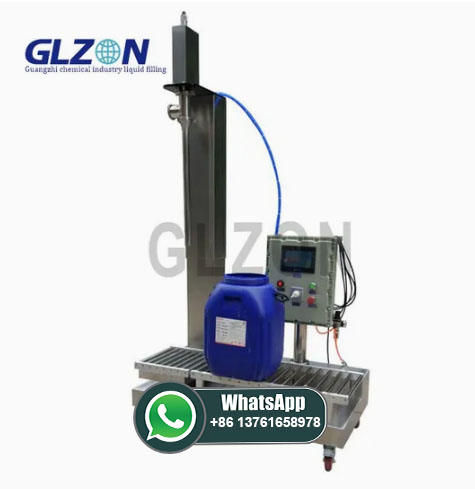 Semi Auto Lubricating Oil Can Weight Filling Machine for 30L Oil Can Weight Filling Machine