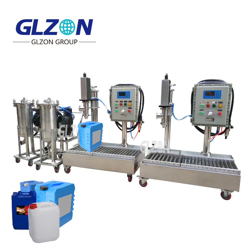 Pail Filling and Capping Machine 30L for Ink, Paint, and Motor Oil Automatic Pail Filling and Capping Machine