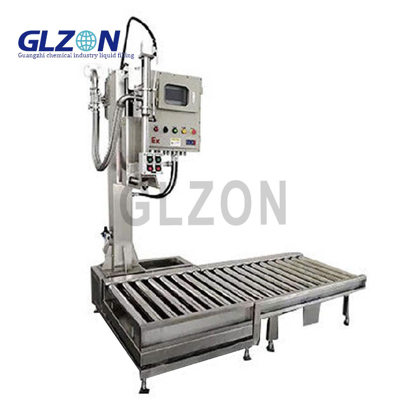 Semi-Automatic Chemical and Alcohol Filling Machine for 5– 30L Containers Semi-Automatic Chemical Filler