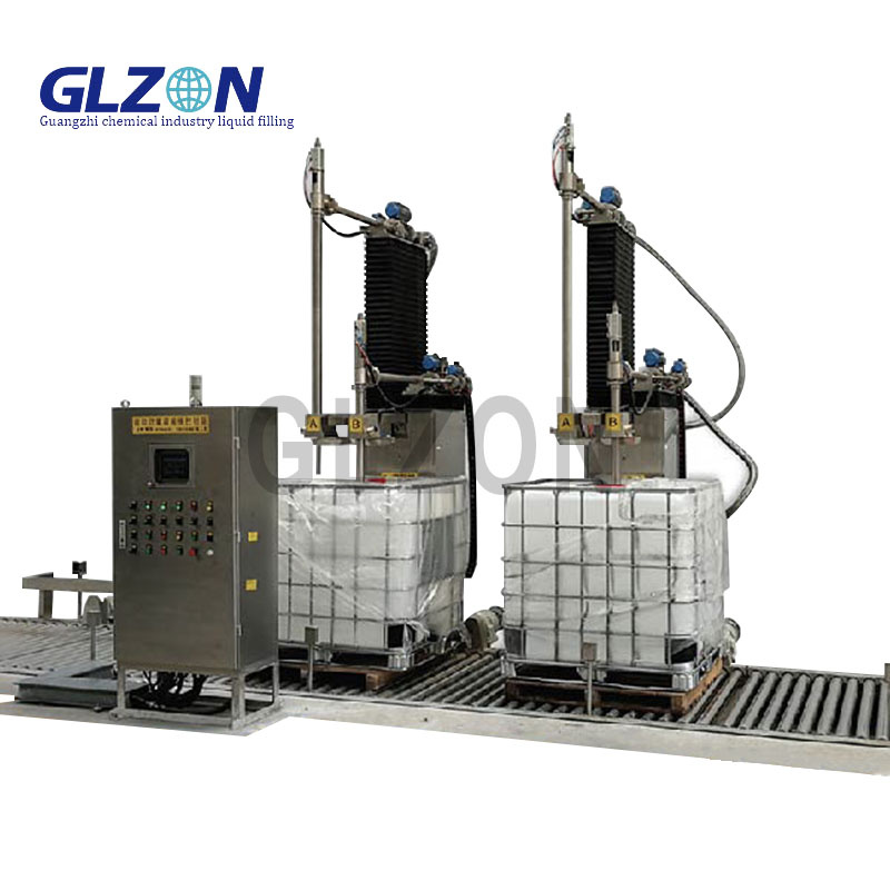 Fully Automatic Double-Head IBC Weighing Filling Machine for Edible Oil IBC Edible Oil Filling Machine