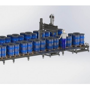 200升化工大桶自動灌裝機(jī) 防爆灌裝機(jī)