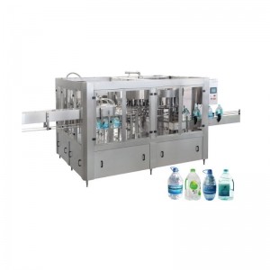 3-10L大瓶水沖洗、灌裝、封口三合一體機