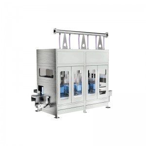 液體肥料灌裝機(jī) 稱(chēng)重式六頭食用油灌裝機(jī)