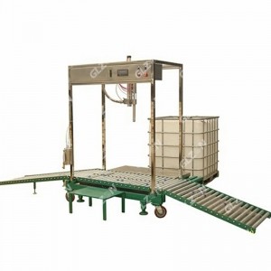 液體肥料壓蓋機 1000公斤噸桶自動裝桶壓蓋機