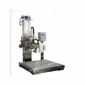 自動碼垛壓蓋機(jī)-1000L-IBC噸桶油漆涂料壓蓋機(jī)