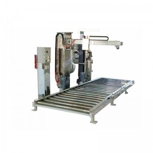 全自動(dòng)直線(xiàn)壓蓋機(jī)_1000L-IBC噸桶白醋料酒壓蓋機(jī)