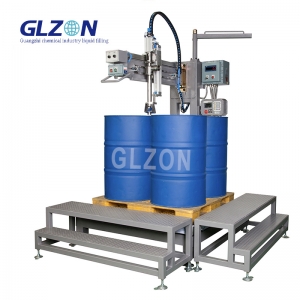 Semi Automatic 1000L IBC Motor Oil Weighing Filling Machine