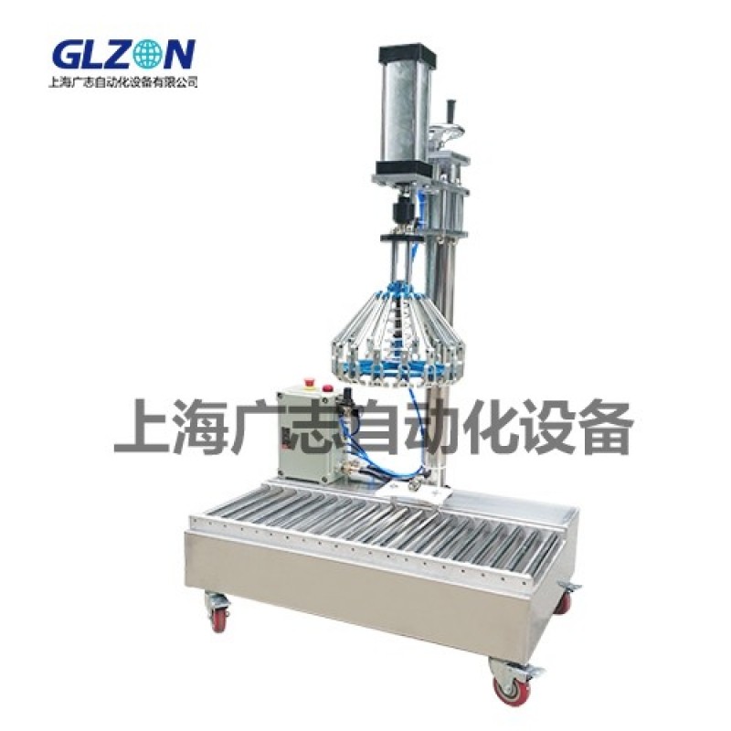 18-30L花籃桶自動(dòng)壓蓋機(jī) 夾蓋封口機(jī)