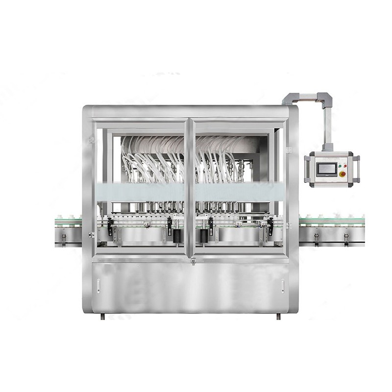 自動貼標灌裝機設備生產廠家 20-10kg六頭自動稱重灌裝機