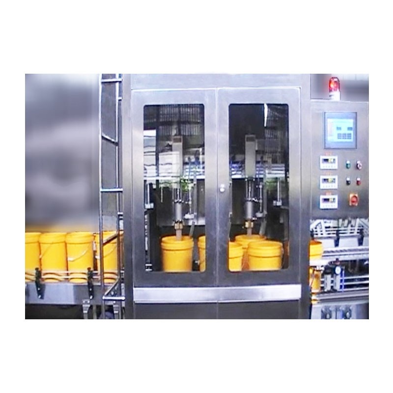 25L聚酯灌裝線 自動夾蓋灌裝線智能化灌裝設備