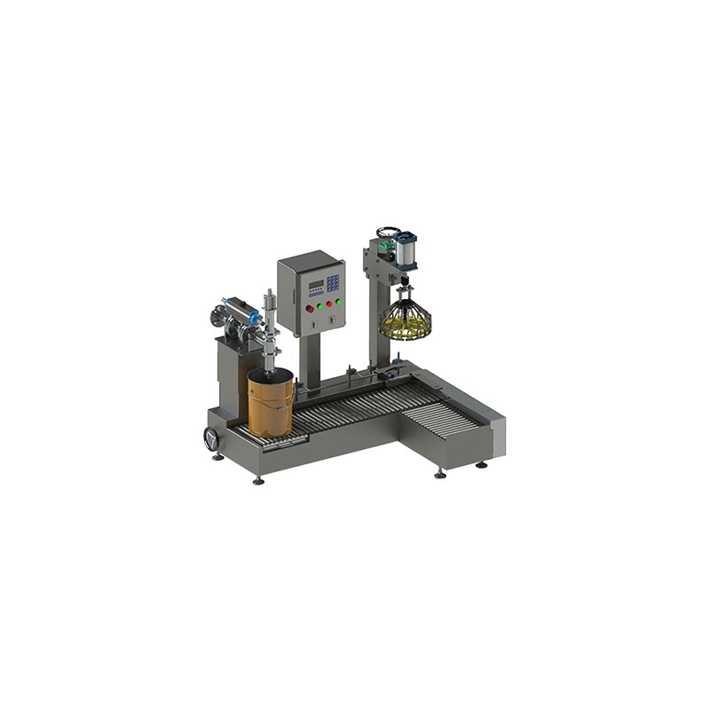 乳液灌裝機(jī) 40L自動(dòng)貼標(biāo)灌裝機(jī)