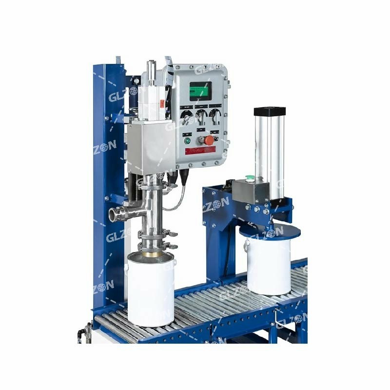 16千克鹽酸灌裝機(jī) 雙頭轉(zhuǎn)盤(pán)式灌裝機(jī)