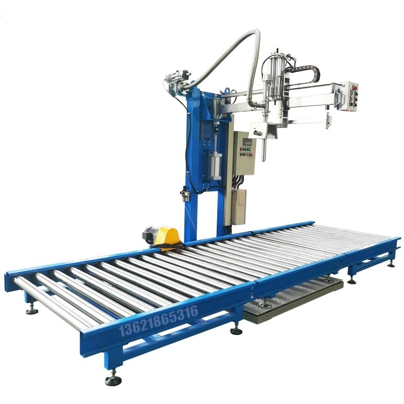 機油潤滑油包裝機-1000升噸桶全自動定量包裝機生產設備