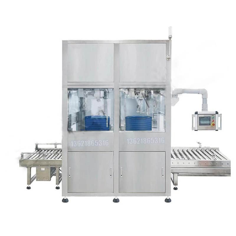 ?200L自動對口灌裝機200L液體灌裝機自動灌裝機全自動灌裝封口一體機