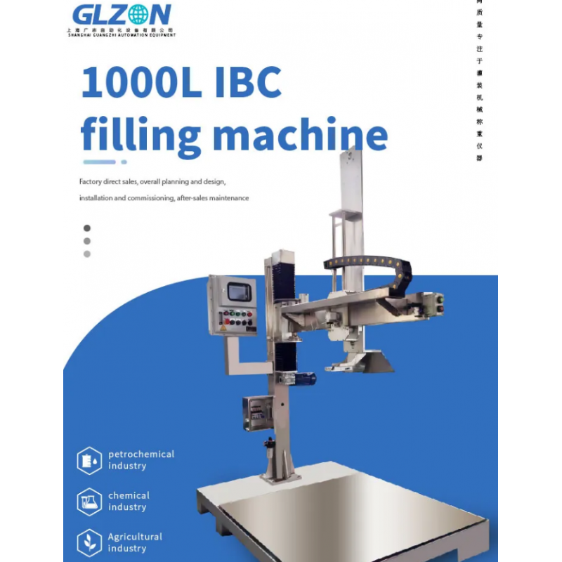 Atomic Ash 1000L IBC Filling Machine for Industrial Use