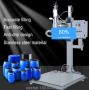 High-Efficiency 200L Semi-Automatic Drum Filling Machine for Solvents